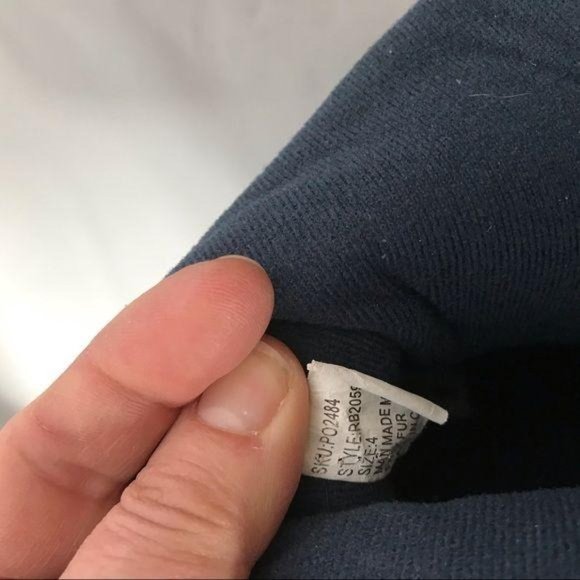 Rugged Bear blue snow winter boots lined hook n loop nonslip kids size 4 - Picture 7 of 8